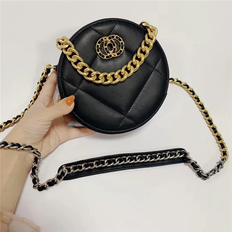 

Genuine Leather Female Small Fragrant Rhombus Chain 2020 Moisture Quality Hundred Hand Mention Xiaoyuan Bag Slung