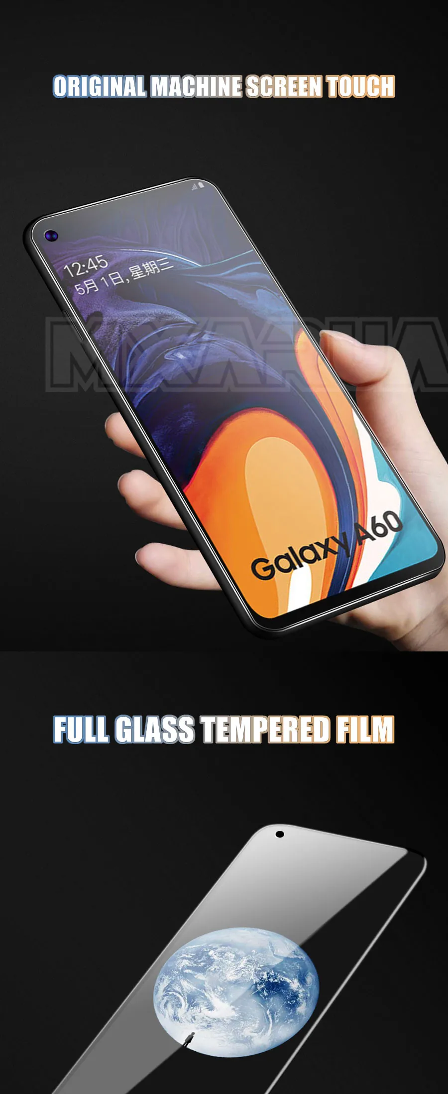 Защитное стекло 9H для samsung Galaxy A20E A40S A10 A20 A30 A40 A50 A60 A70 A80 A90 закаленное защитное стекло для экрана