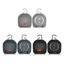 Горячая Мягкая силиконовая защитная крышка оболочка кожа с крючком для J-B-L клип 3 Bluetooth аксессуары для динамиков