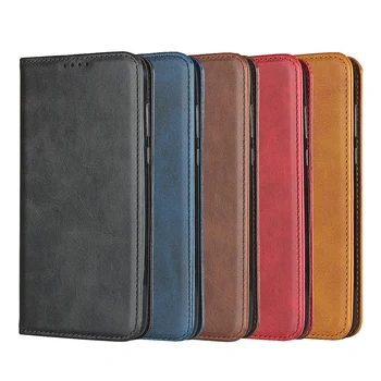 

Durable Premium Leather Cover For Motorola Moto G8 Power Case Magnetic Stand Flip Leather Protective Cover G8 Plus