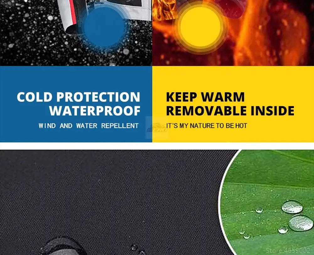 Waterproof Motorcycle Jacket Pants Off-Road Racing Motocross Riding Jacket Suit Men Windproof Touring Moto Protective Suit