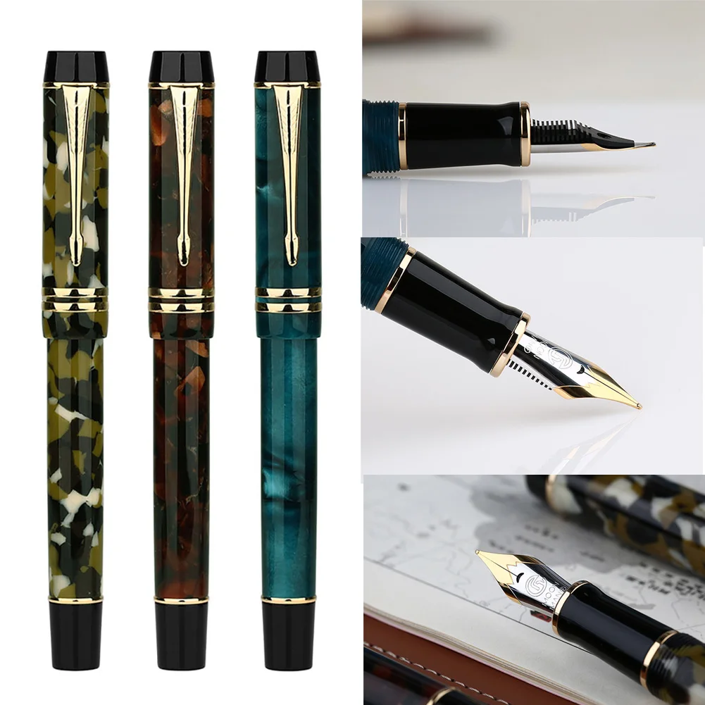 

New Moonman M600S Fountain Pen Double Color Iridium Fine Nib High Quality School Student Office Stationery Ink Pen For Business