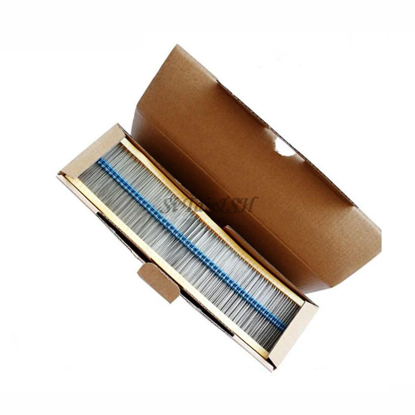 Metal Film Resistor Metal Film Resistors 100pcs 220 ohms 1/4W 220R Metal Film Resistor 220ohm 0.25W 1% ROHS