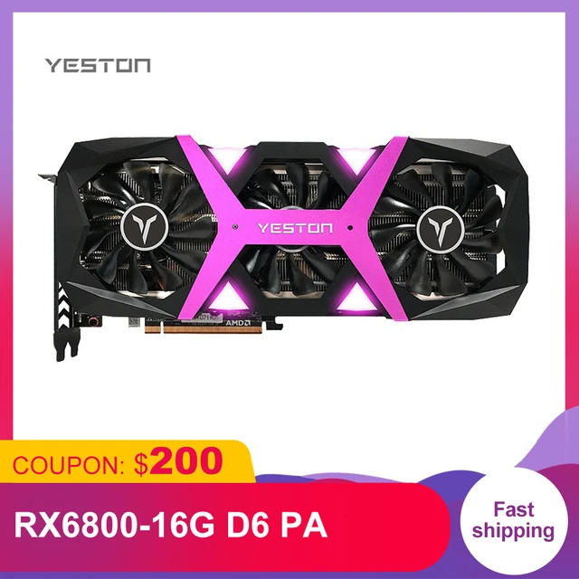 RX6800 16G Game Graphics Card Plates Paca De Video Card Board Gpu Nvidia  Geforce PC Computer not 5500 5600 5700 6600 6700 - AliExpress