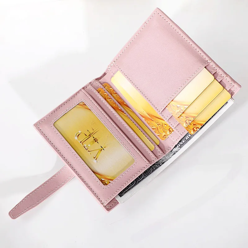 New Fashion Ladies Wallets Hit The Color Fresh and Artistic Ladies Clutch Bag Girl Gift Coin Purse Card Holder