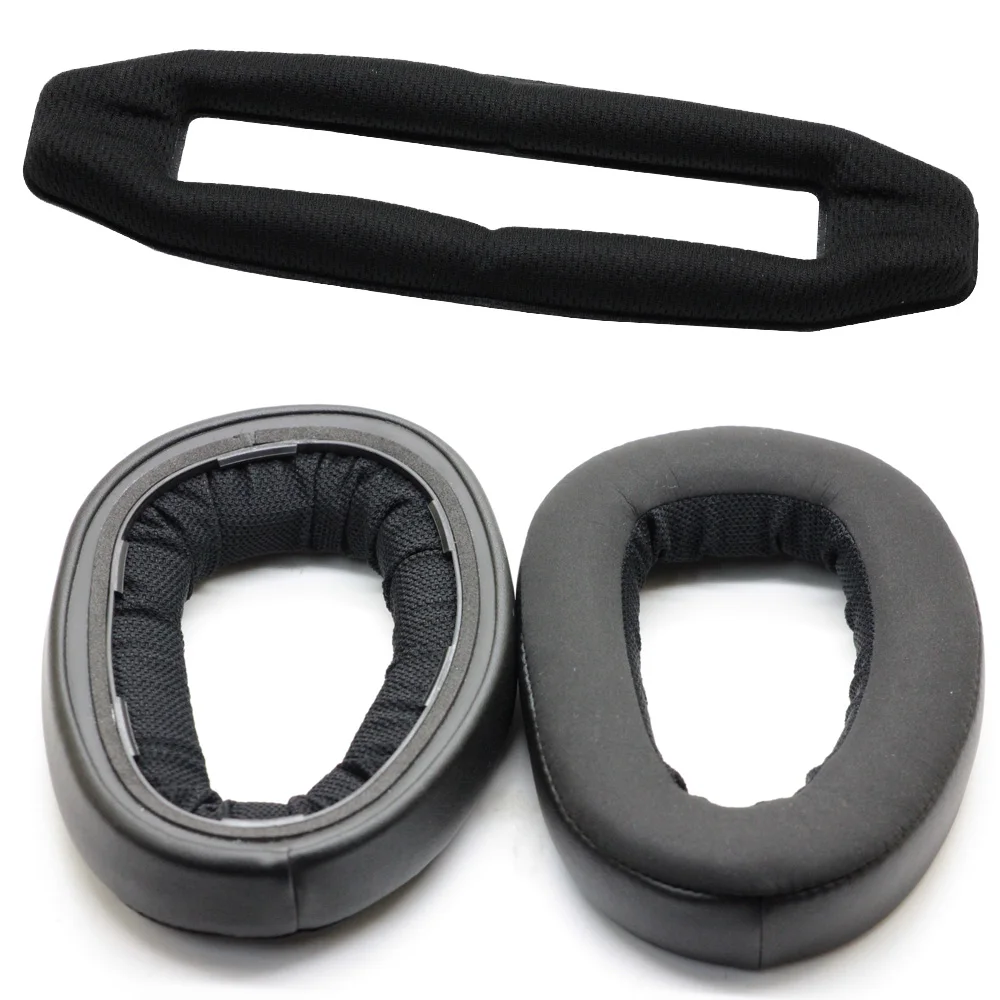 Earpads + Headband kit for Sennheiser GSP 600 500 GSP600 GSP500 Headphone Replacement Ear Pads Cushions