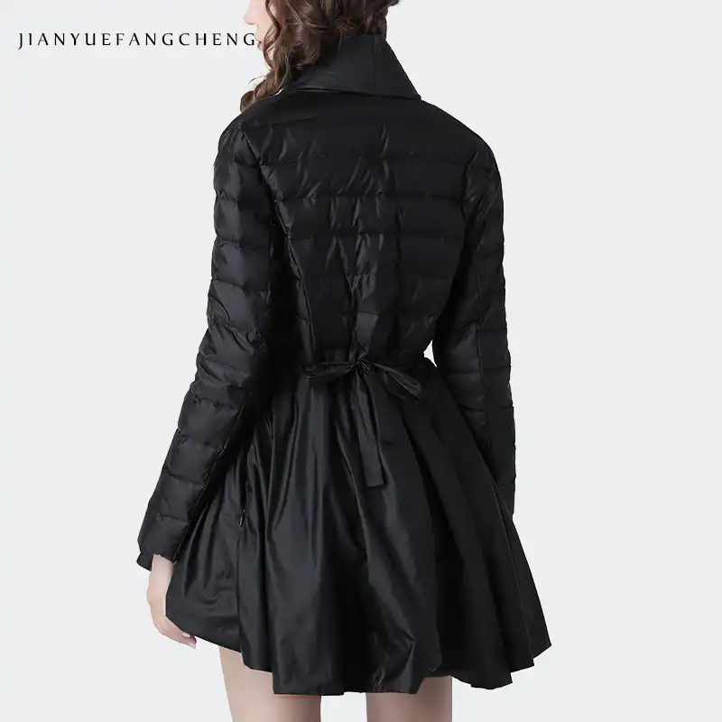 plus size peplum winter coat