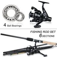 Sougayilang Carp Fishing Rod Reel Combo 4