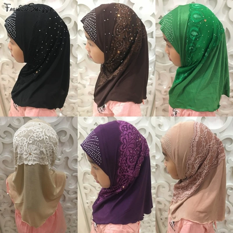 Details about   Islamic Amira Women Hijab Scarf Hat Hooded Full Neck Cover Muslim Headwrap Shawl 
