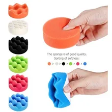 19 шт. 3 дюйма полировка автомобиля красота чистая Полировка Губка пены Pad Диск для покрытия воском