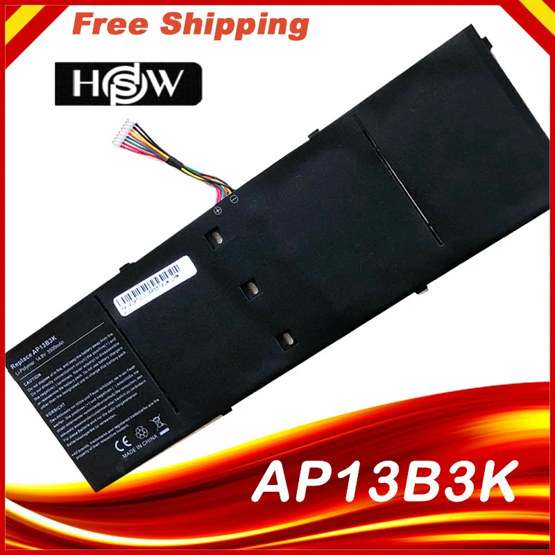 HSW ноутбук Батарея AP13B3K AP13B8K для ACER Aspire R7 V5-573G V5-437 R7 ультрабук R7-571 571G 572 572G V5-572 573 серии