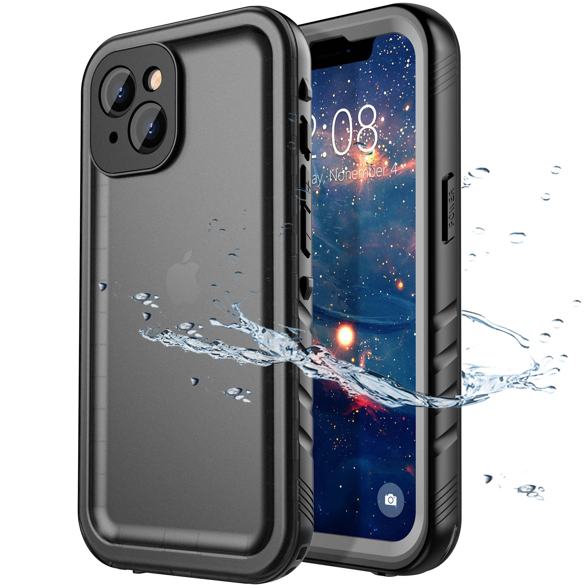 SPORTLINK Waterproof Phone Case Underwater Protective For iPhone 13 11 12 Pro Max SE 2nd 2020 3rd 2022 Built-in Screen Protector best cases for iphone 13 pro 