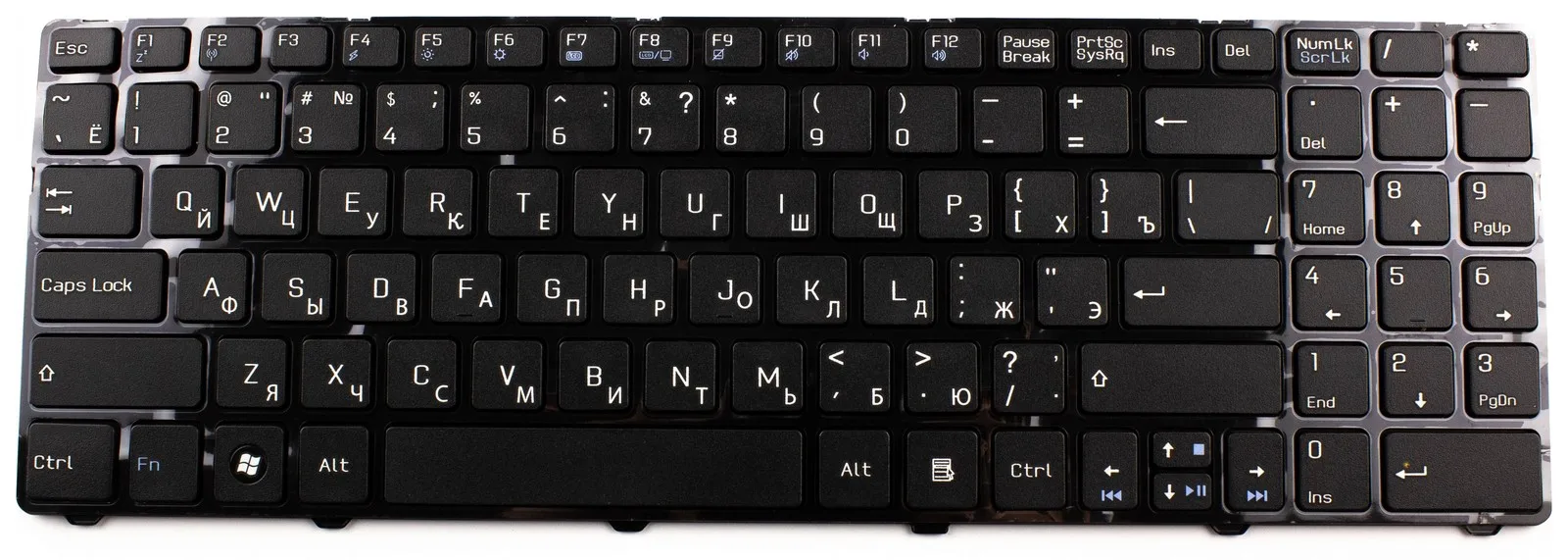 Клавиатура для ноутбука MSI CX640 CR640 рамка P/n: NK81MT09-01003D-01/B 0KN0-XV1US18 0KN0-XV1UK18 | Компьютеры и