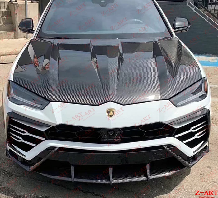 Z-ART полностью из углеродного волокна капот двигателя для Lamborghini Urus капот двигателя из углеродного волокна для Urus крышка двигателя из углеродного волокна