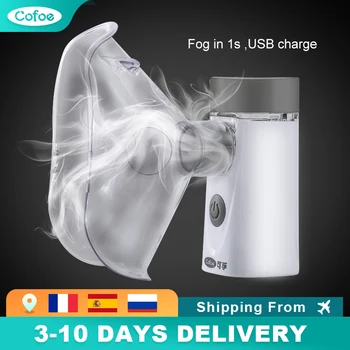 

Cofoe handheld portable nebulizer medical nebulizer ultrasonic atomization child asthma adult mini usb charging