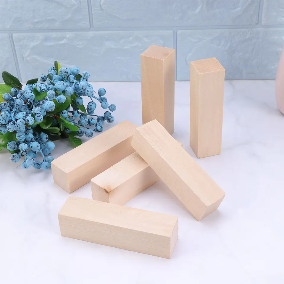 small wooden blocks for crafting