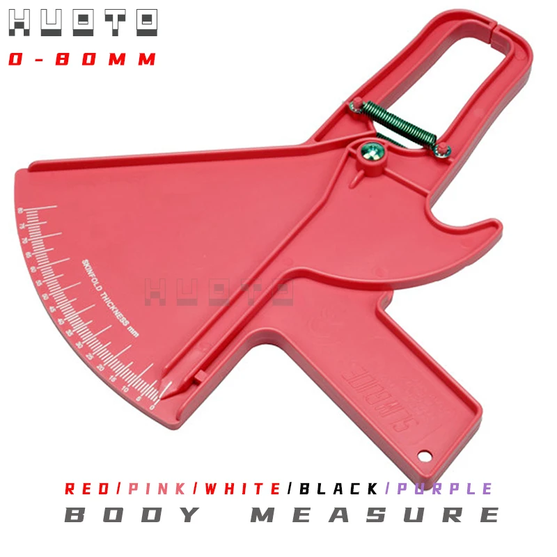Pinza Grasso Corporeo Slim Guide – Calibro Per Plicometria Rosso Con Istruzioni – Professionale