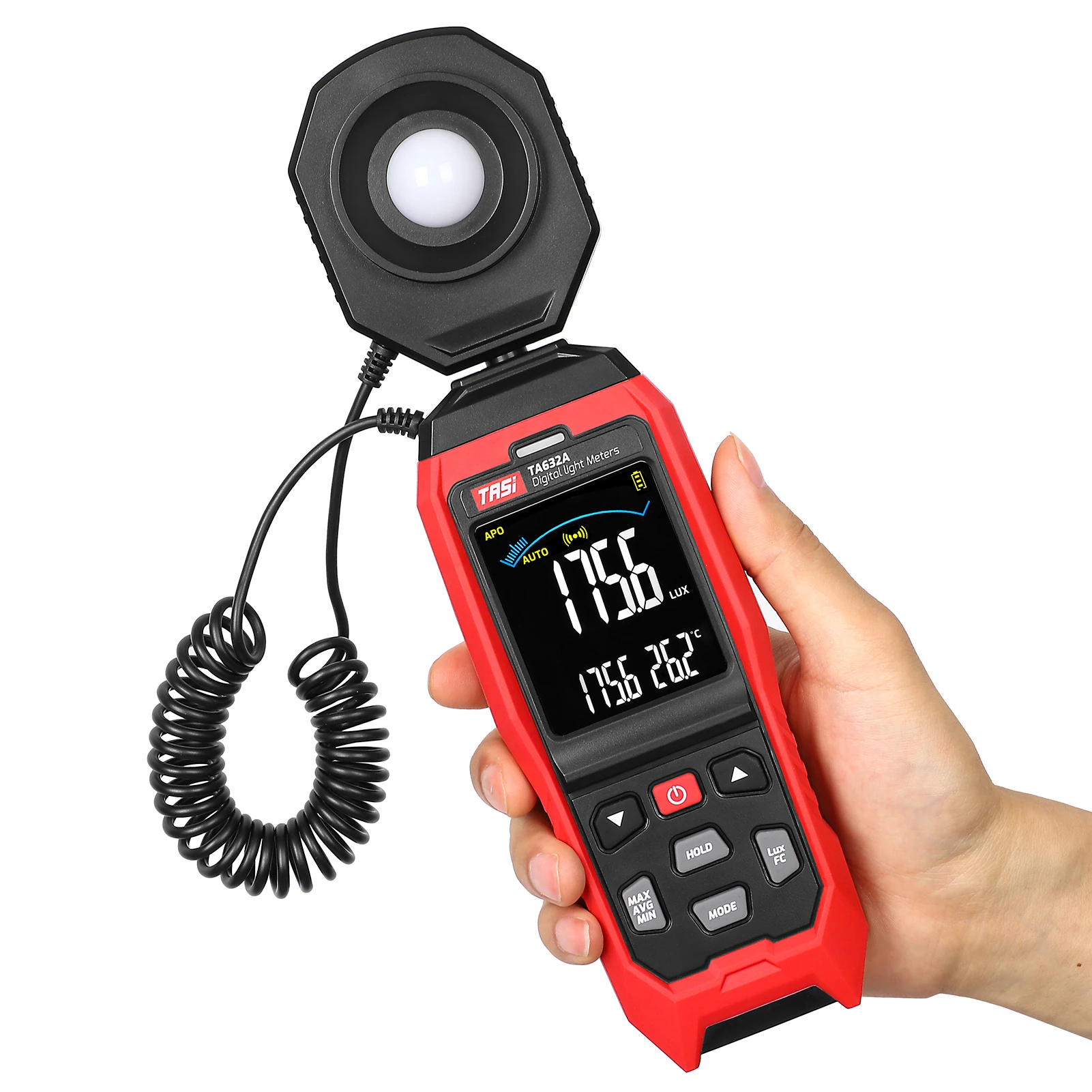 TASI TA632A Mini Digital Lux Meter LCD Light Handheld Luminometer Photometer Luxmeter 0-200000 | Инструменты
