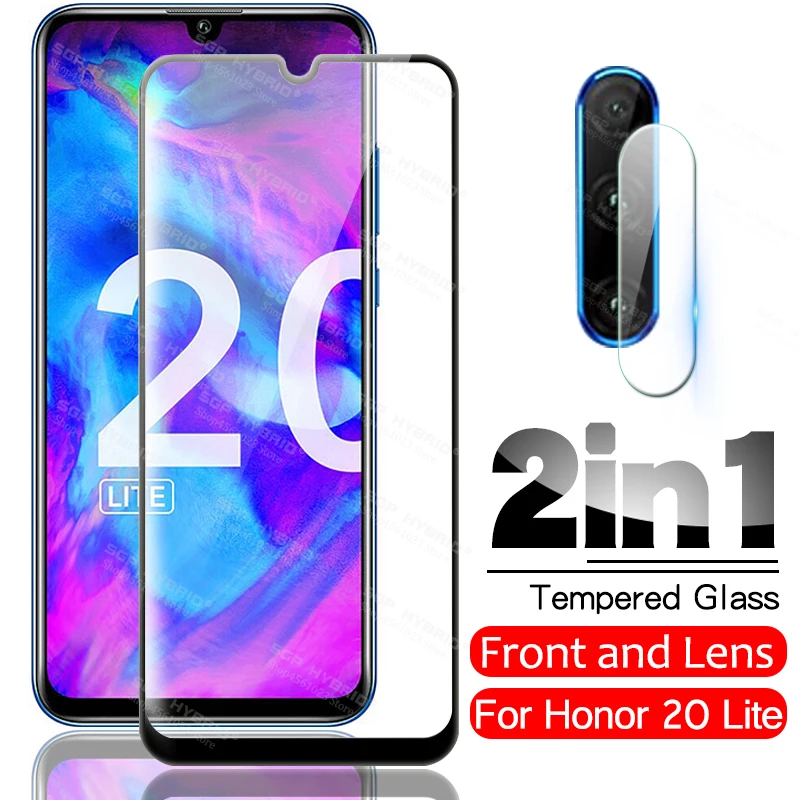 

2-1 Camera Screen Protector For Honor 20 Lite Pro 20s Globa 20i View 20 V20 Honor20 Pro Lite View20 2020 Tempad Glass Film Cover