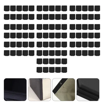 

100pcs Tubing Plug Durable Square Prime Sturdy Tube Bung for Table Furniture Chiar