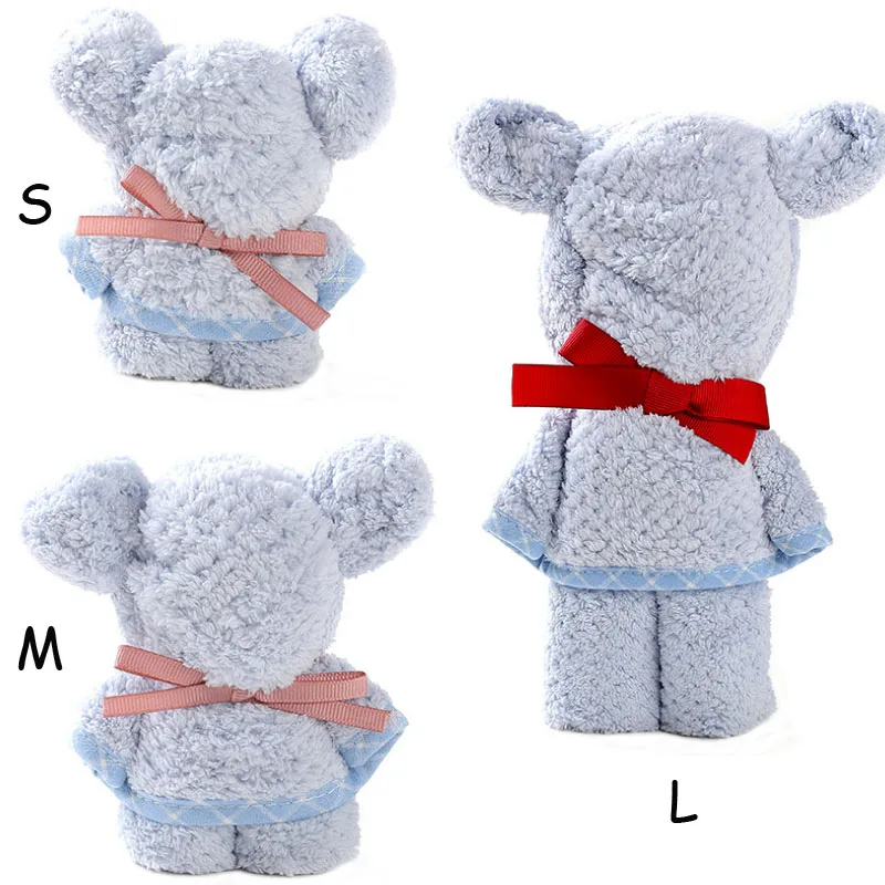 blue Креативное мягкое полотенце для лица в форме медведя, 3 цвета, абсорбирующее хлопковое банное пляжное полотенце, свадебный подарок, Prensent, текстильный продукт, домашний декор - Цвет: blue
