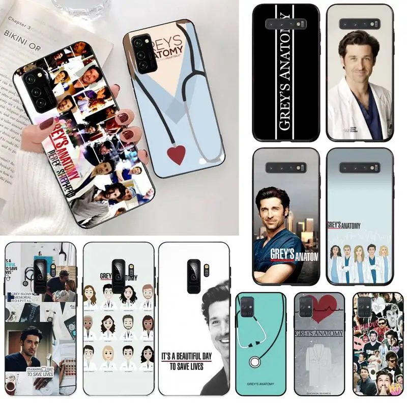 HPCHCJHM Derek пастырь Анатомия плакат телефона Капа для Samsung S20 plus Ultra S6 S7 край S8 S9 плюс S10