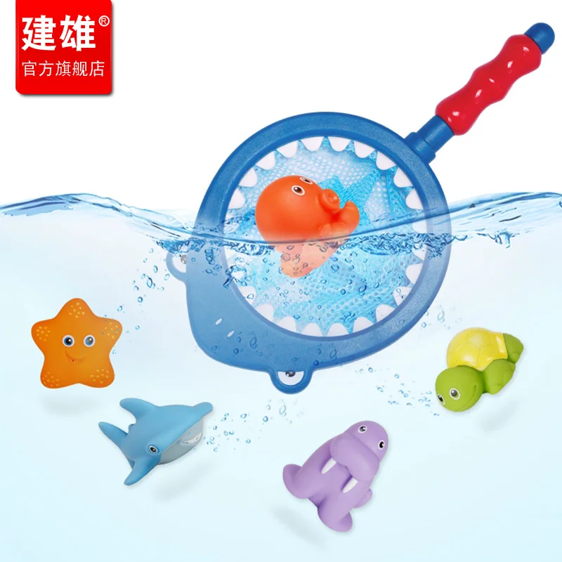 Детские Игрушки для ванны и воды, игрушки для мальчиков и девочек, Игрушки для маленьких девочек, 6 месяцев, милые животные, пляжные игрушки для ванной, набор для улицы CC50BT