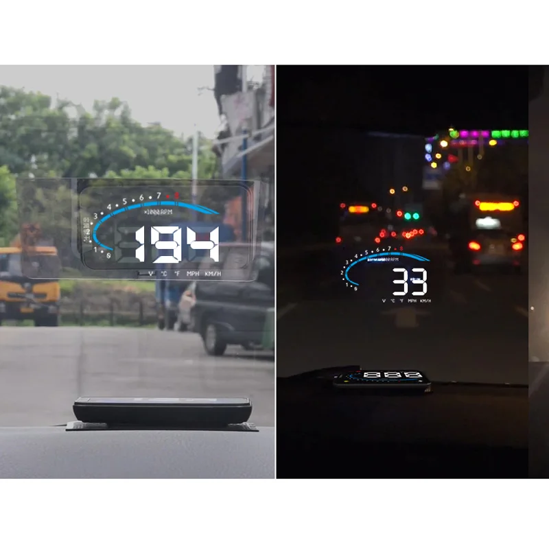 Автомобильный HUD Head Up Display OBD HD цифровой дисплей для Lada Vesta Samara Granta Priora Niva Xray|Кабели