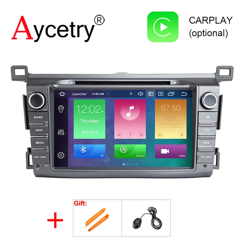 Автомагнитола 2 Din Android 9 мультимедийный dvd плеер авторадио стерео для Toyota RAV4 Rav 4 2013