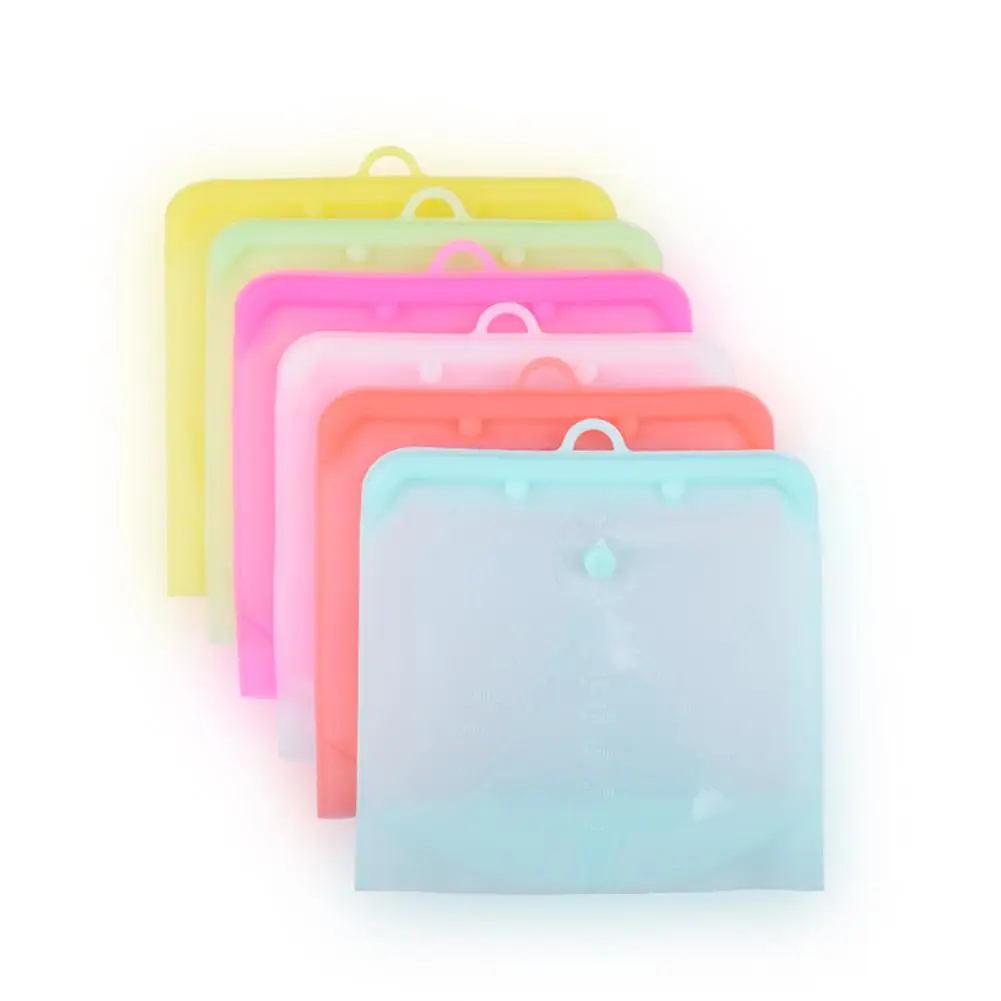 

Food Storage Bag Sealed Silicone Storage Container Reusable Fruit Vegetable Snack Organizer Refrigerator Preservation Tool