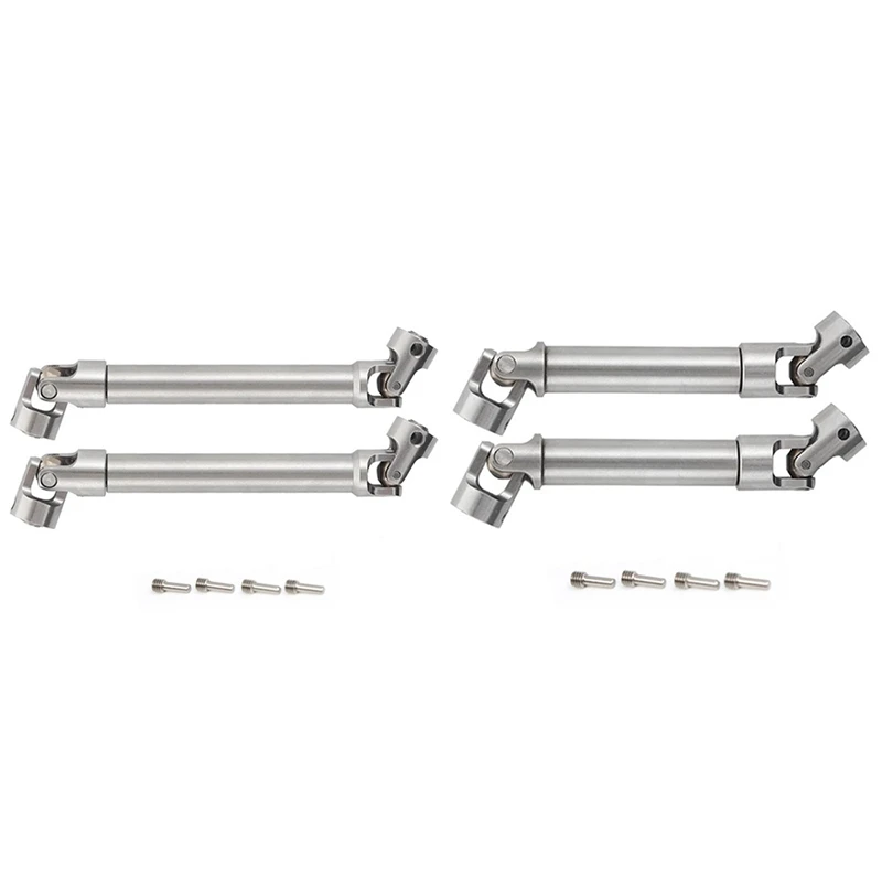 4Pcs Stainless Steel Drive Shaft for 1/10 RC Crawler Traxxas TRX4 TRX6 Axial SCX10 Wraith Capra D90 TF2 Redcat GEN8 B &ampA | Игрушки и