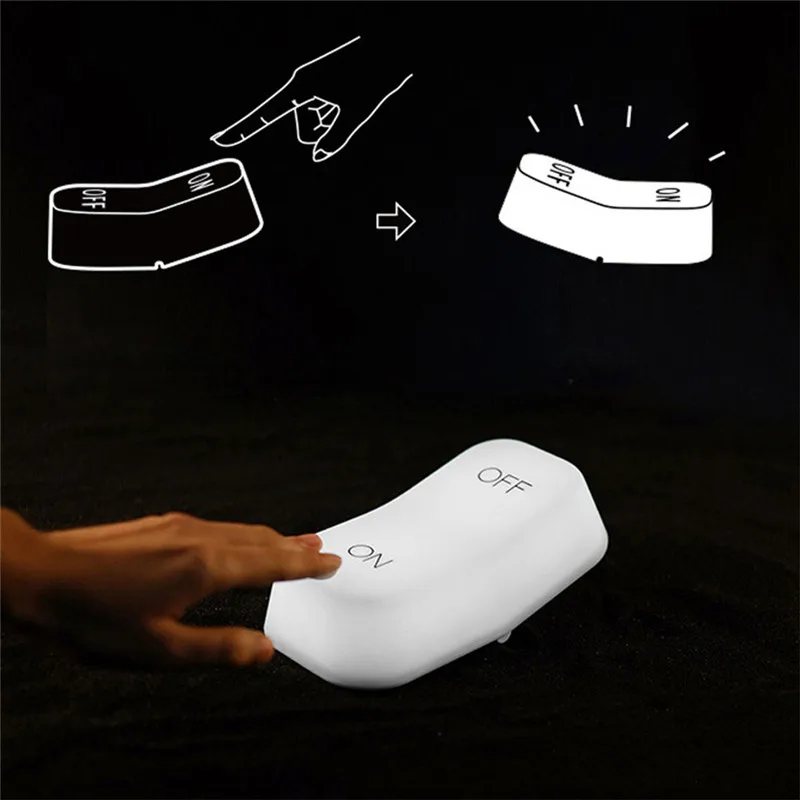 Muid, ВКЛ-ВЫКЛ, сенсорный выключатель, лампа, зарядка через usb, светодиодный, Регулируемая яркость, Ночной светильник, датчик гравитации, клавишный переключатель, прикроватная лампа, 40DEC24