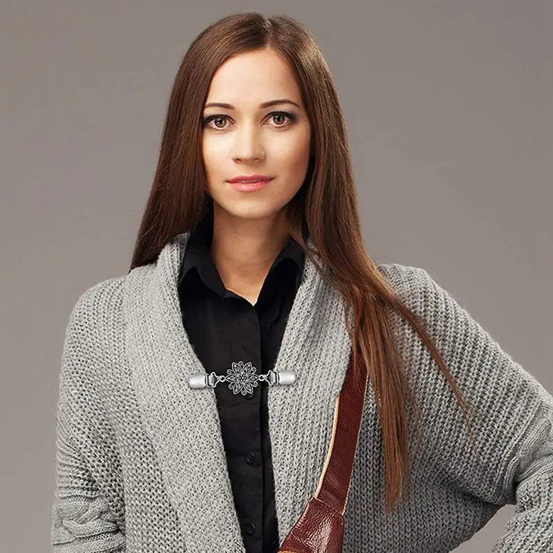 5 шт. свитер зажим для шали s комплект кардиган Ретро воротник зажимы антикварные
