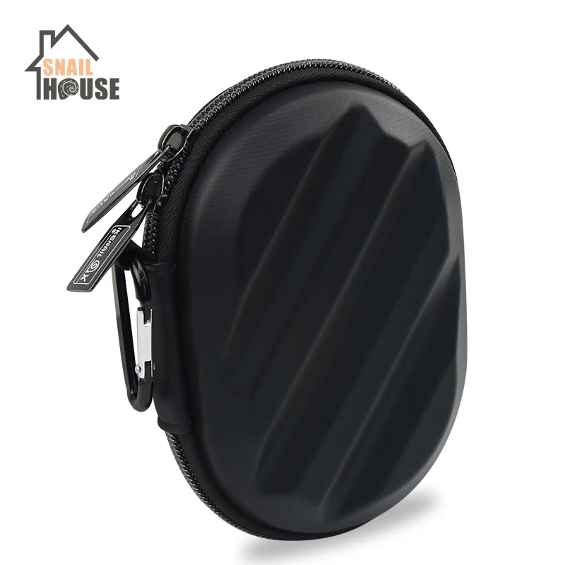 Переносной чехол для хранения наушников Snailhouse жесткий футляр карта usb кабель