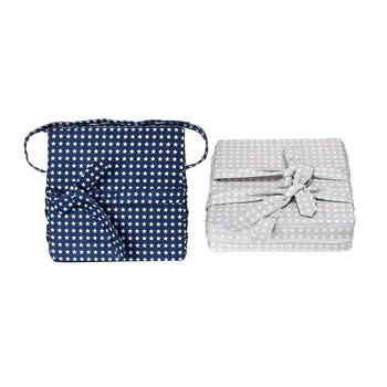 

2Pcs Chair Increasing Cushion Dismountable Highchair Booster Cushion Washable Thick Chair Seat Pads - Blue & Grey