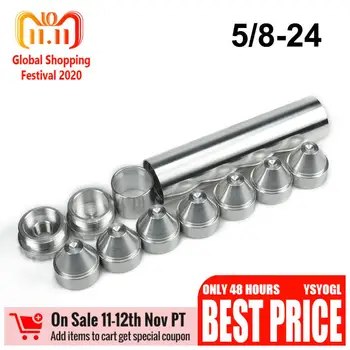 

1Set Aluminum 1/2-28 or 5/8-24 Professional Car Fuel Filter Car Solvent Trap Cone Filter Element Car Spare Replacement