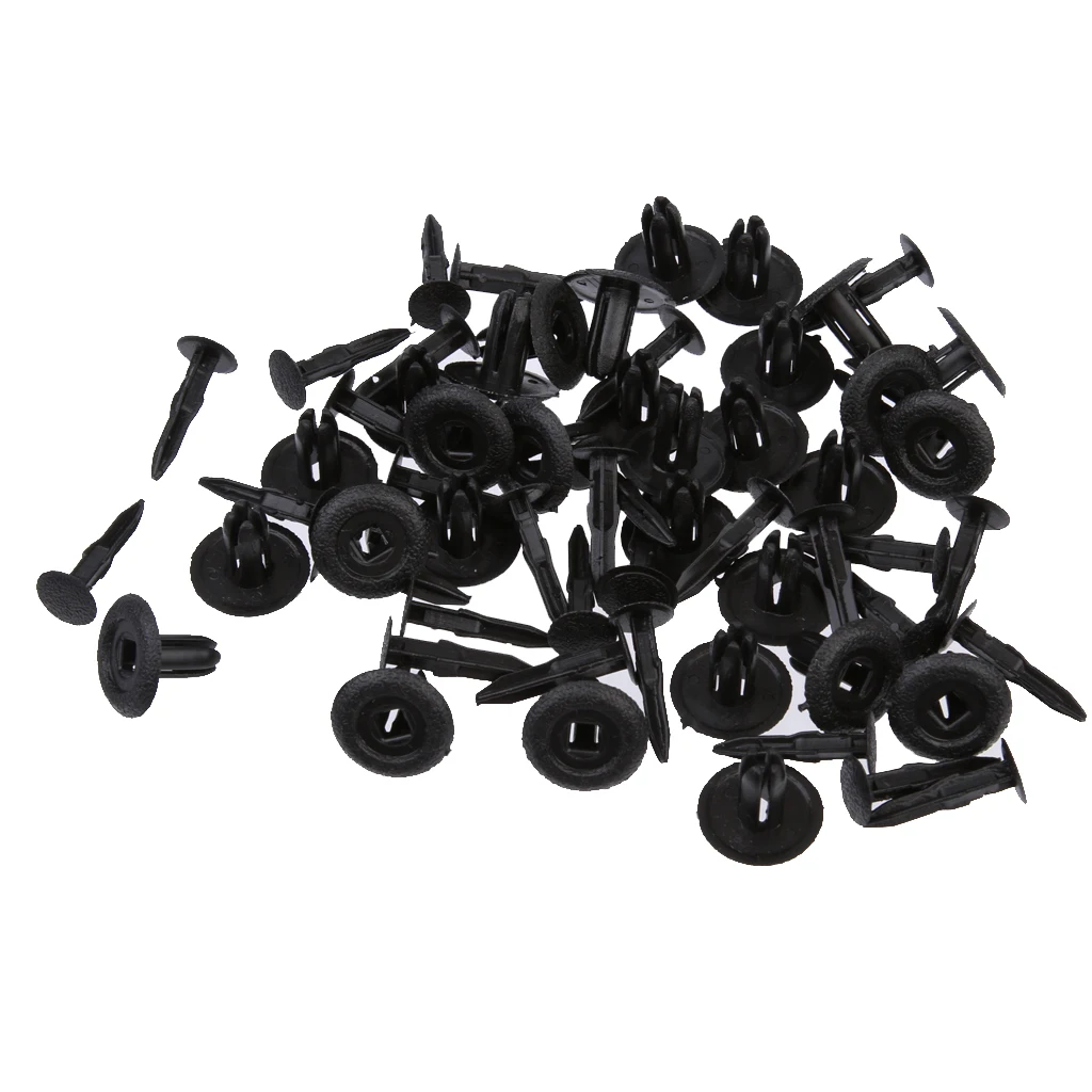 30pcs Door Trim Panel Retainers Clips Replace For 6mm Holes Mazda GJ2168885