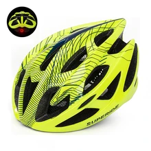 

SUPERIDE In-mold Racing Cycling Helmet with Rearlight Breathable Mountain Road Bike Helmet Anti-impact DH MTB Bicycle Helmet