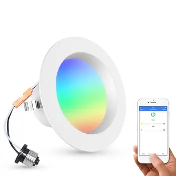 

Colorful Ceiling Downlight 9W APP Remote Control Bluetooth Smart Lamp