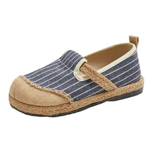 

2021 New Cotton and Linen Women's Shoes Flat Heel Low-Top Breathable Canvas Shoes Casual Fashion Artistic Pumps