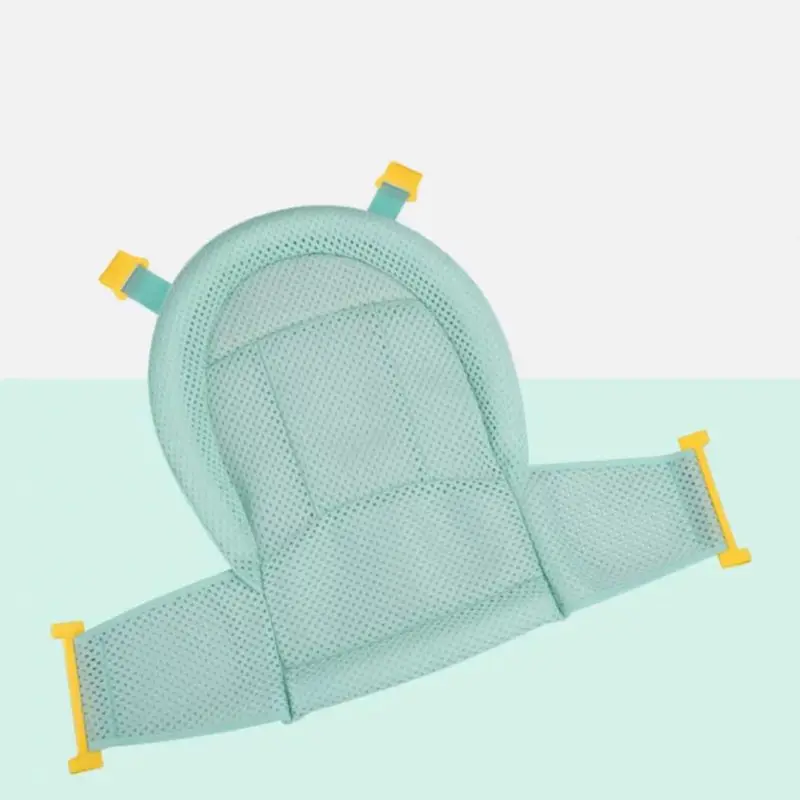 Soft Kids Shaping Mesh Bathtub Pads New Newborn Breathable Non-slip Pad Baby Bath Racks Head Protective - Цвет: A2