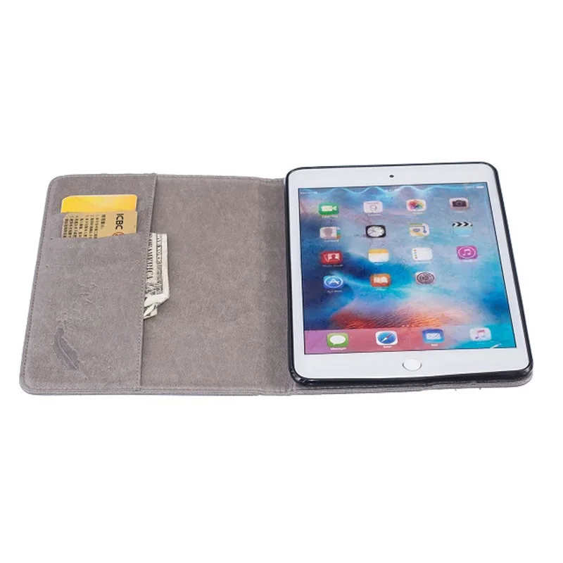 Для Apple iPad 2/3/4 чехол Мода планшеты перо тиснением из искусственной кожи(полиуретан) с откидной крышкой с функцией подставки для iPad2 iPad3 iPad4 принципиально в виде ракушки