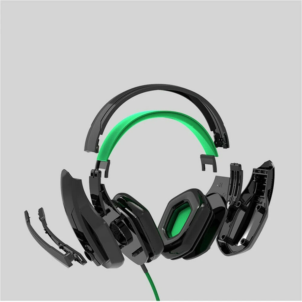 Gaming Wired Headphone Headset For PS4 Pro Xbox PC Headphone With Microphone 3 5mm Hifi Stereo Sound Deep Bass Music Over Ear