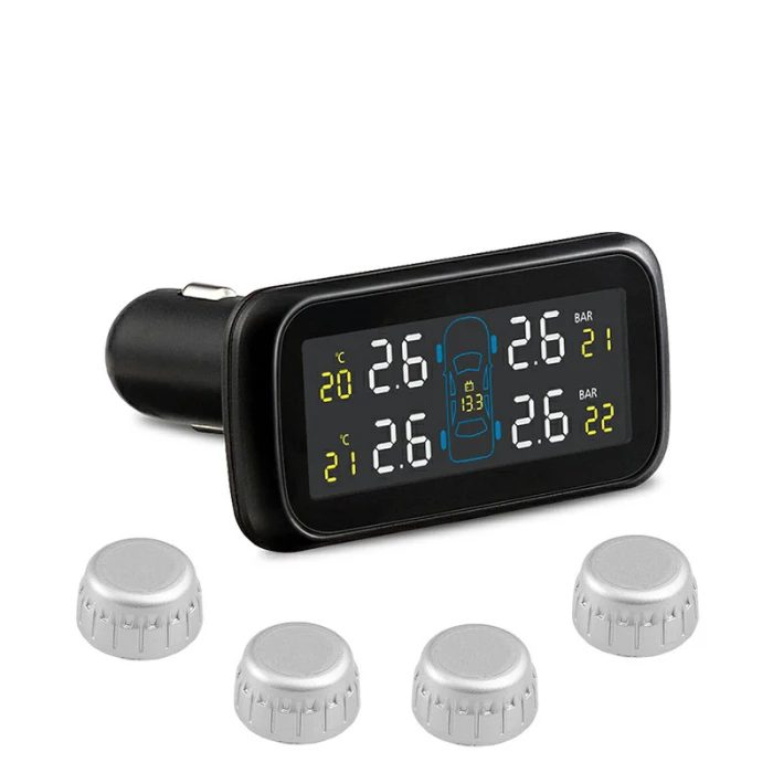 Автомобильная Беспроводная система контроля давления в шинах TPMS с 4 внутренними датчиками U903Z YAN88