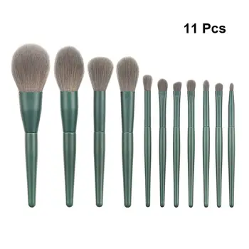 

11pcs Portable Makeup Brush Set Professional Comestics Brushes Makeup Tools Makeup Supplies Accessories 5 Colors