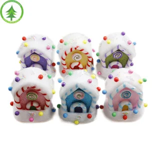 Jubilee Treasure Christmas Decorations Color Foam Candy House Pendant Ice Cream Cake Cup Christmas Tree Pendant