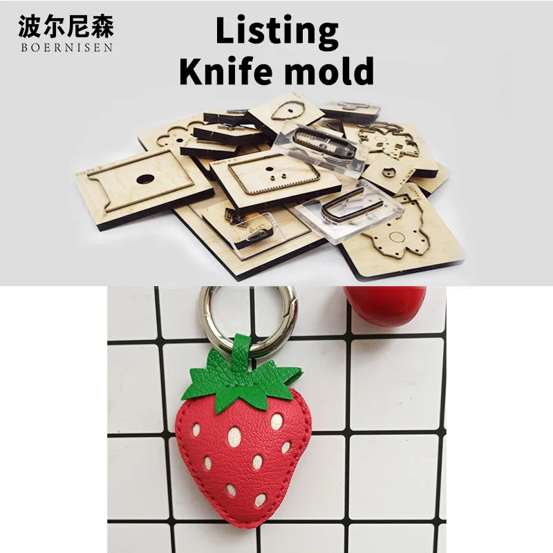 

Wooden Die Cutting Diy 2020 fashion kitten Key pendant phone chain Dies Fille Scrapbooking Suitable For Die-cutting Machines