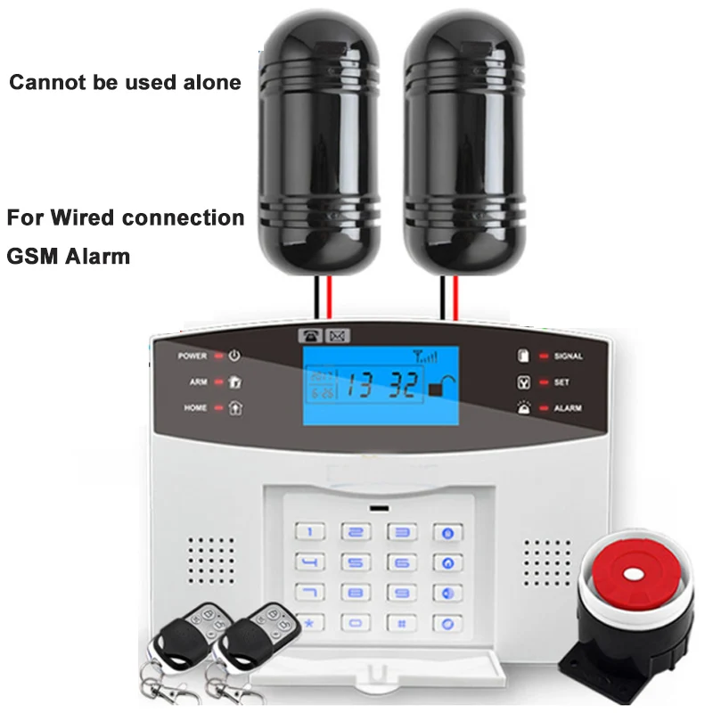 Gsm Alarm Gebruik 20M ~ 150M Muur Gate Venster Optische Infrarood Dubbele Beam Detector Perimeter Bescherming 2 Beam infrarood Sensor