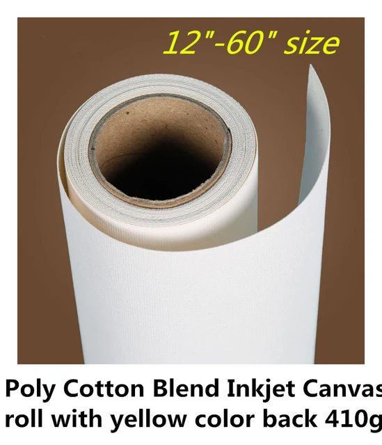 24 inch --60 inch x 18m 410g heavy stretchable polycotton canvas roll with  tan backing - AliExpress