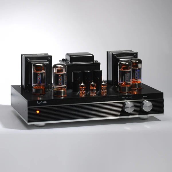 

Raphaelite EP65 audiophile 6550x4 vacuum tube amplifier HiFi audio push-pull integrated amp with remote and protective cover